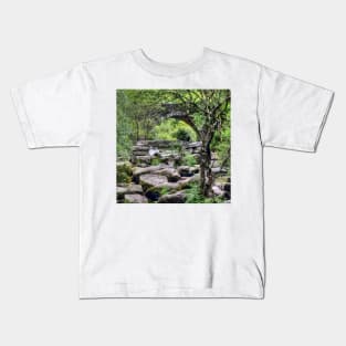 Two Bridges at Dartmeet Devon Kids T-Shirt